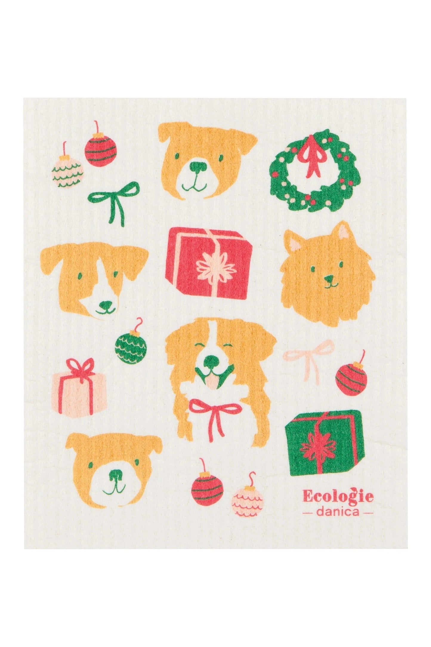 Holiday Hounds Swedish Sponge Cloth