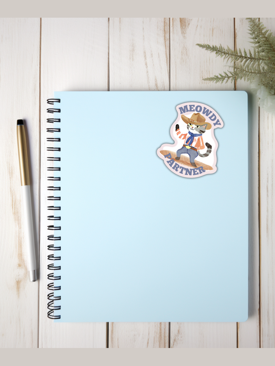 Meowdy Partner Sticker