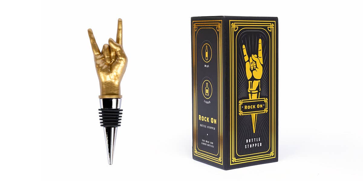Rock On Bottle Stopper