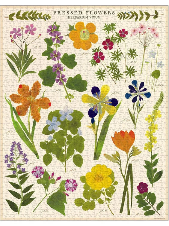 Pressed Flowers 1000 Piece Puzzle
