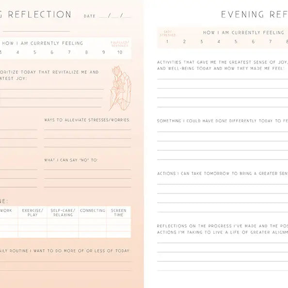 Balance - Day & Night Reflection Journal