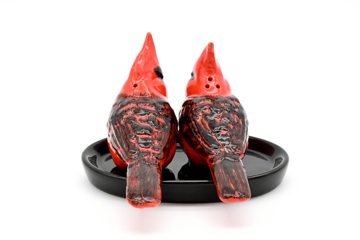 Cardinal Salt and Pepper Shakers