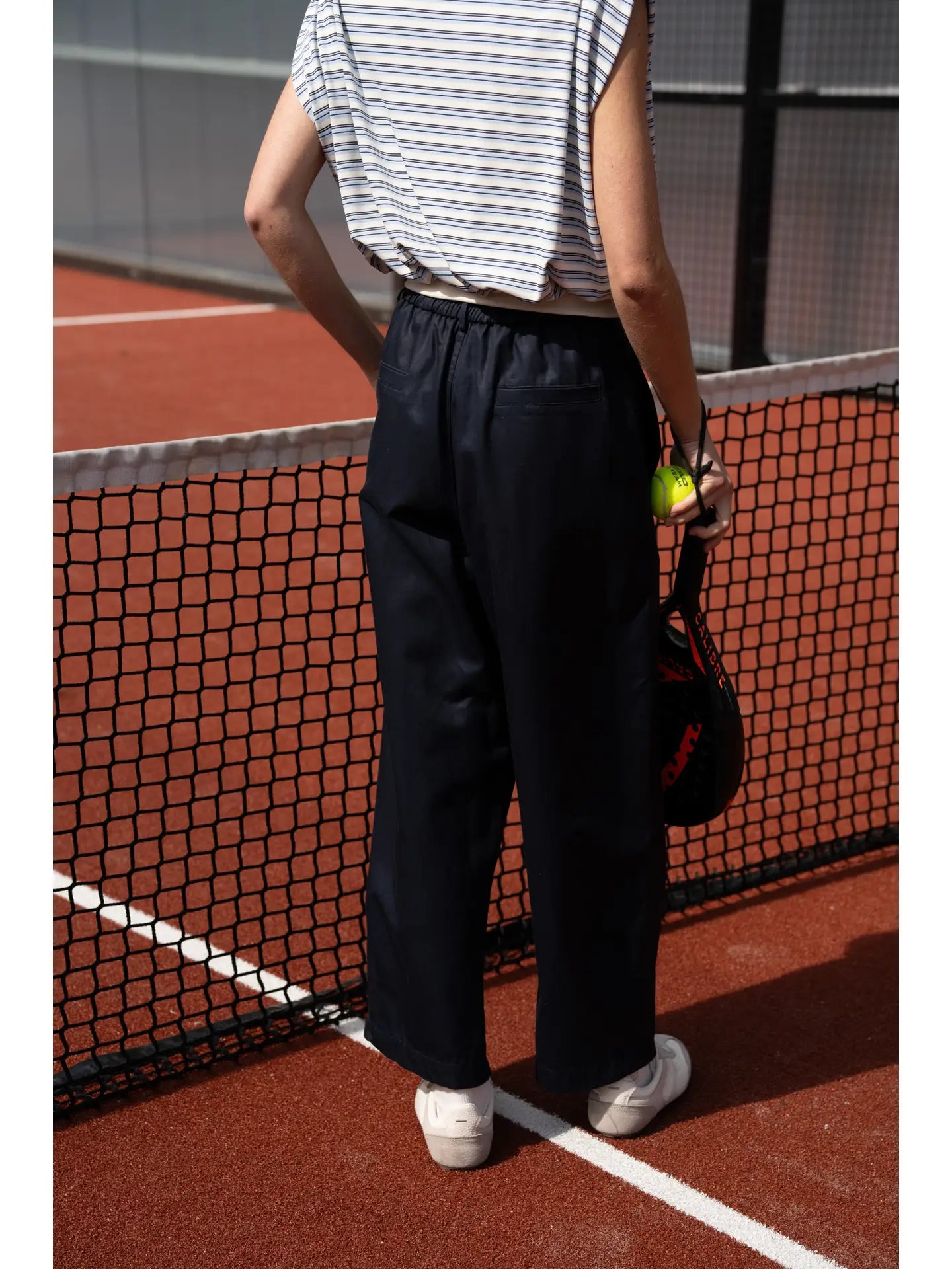 Curved Casual-Fit Pants