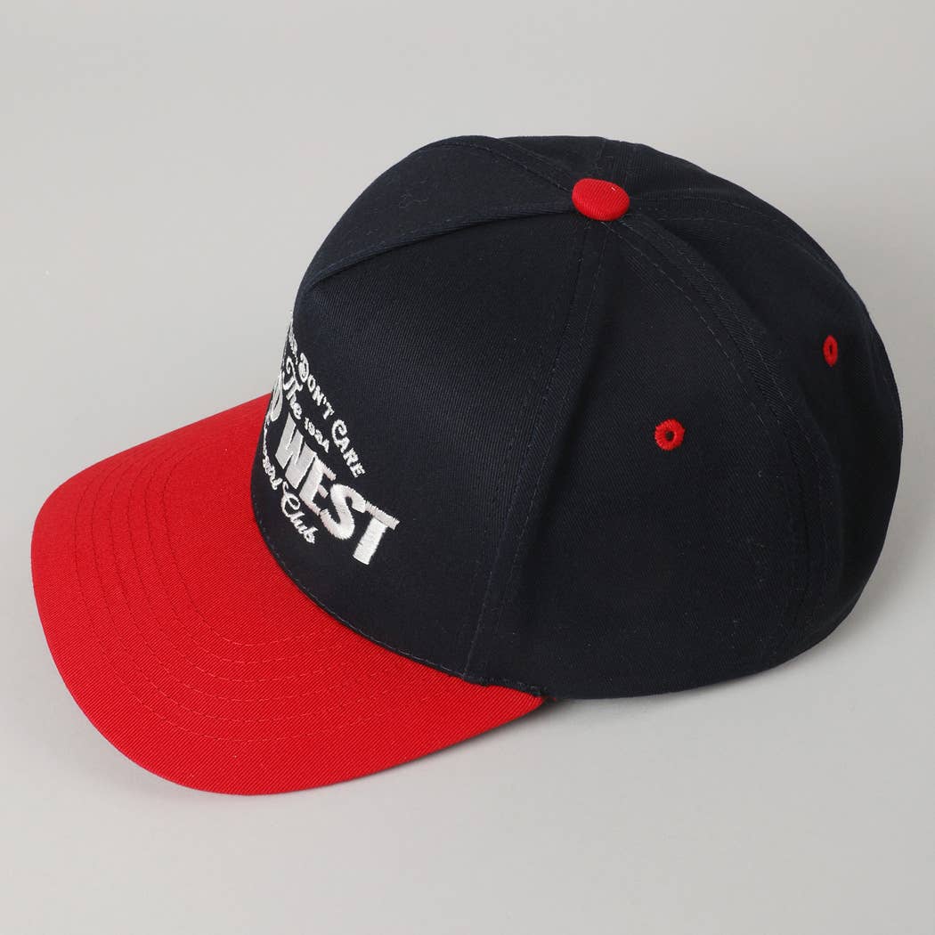 Messy Hair Wild West Cowgirl Club Embroidery Hat