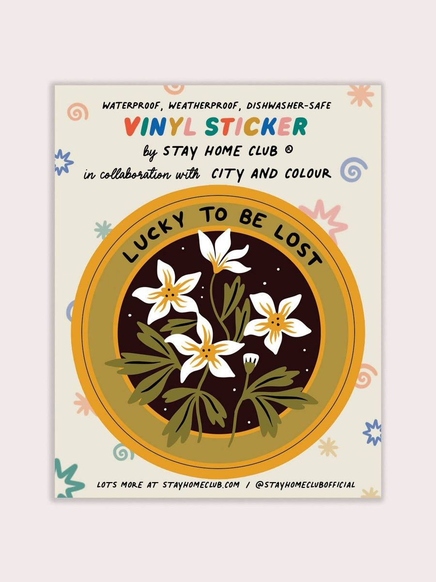 Lucky to be Lost Vinyl Sticker
