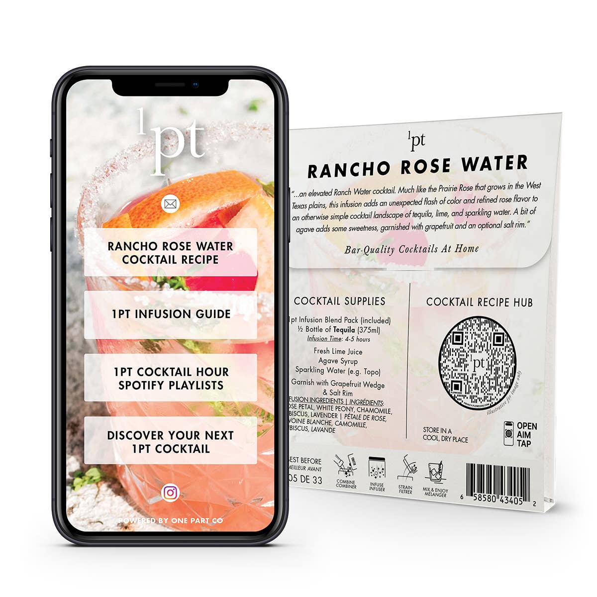 Rancho Rose Water Cocktail Infusion Kit