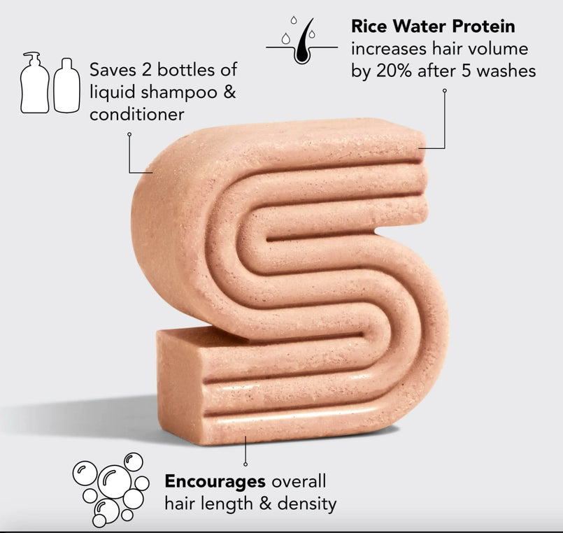 Protein Shampoo Bar | Rice Water
