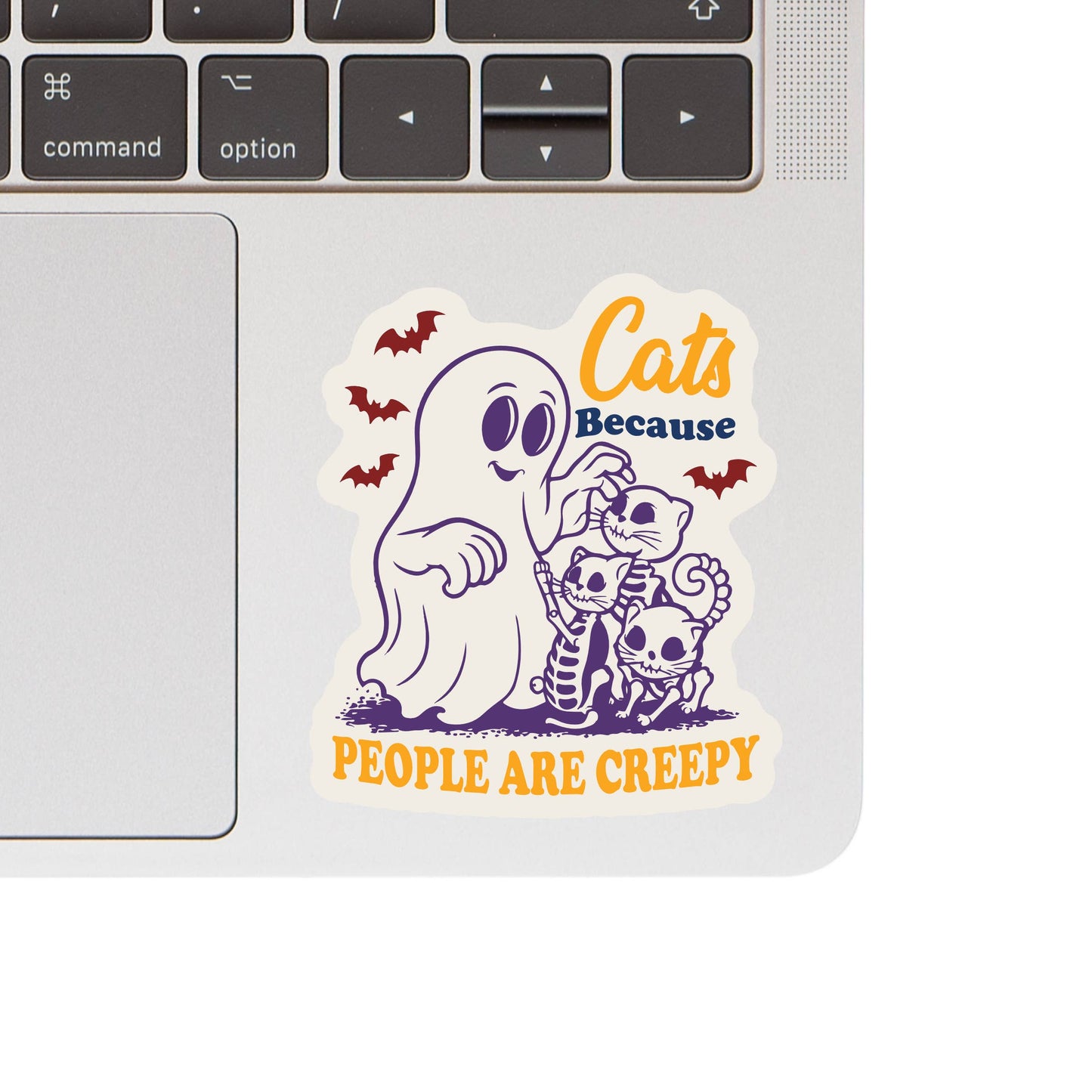 Halloween Fall Cats Ghost Pets High Quality Vinyl Sticker