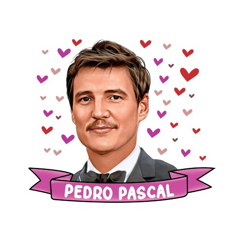 Pedro Pascal Sticker