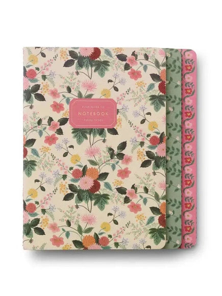 Assorted Set of 3 Dahlia Notebooks