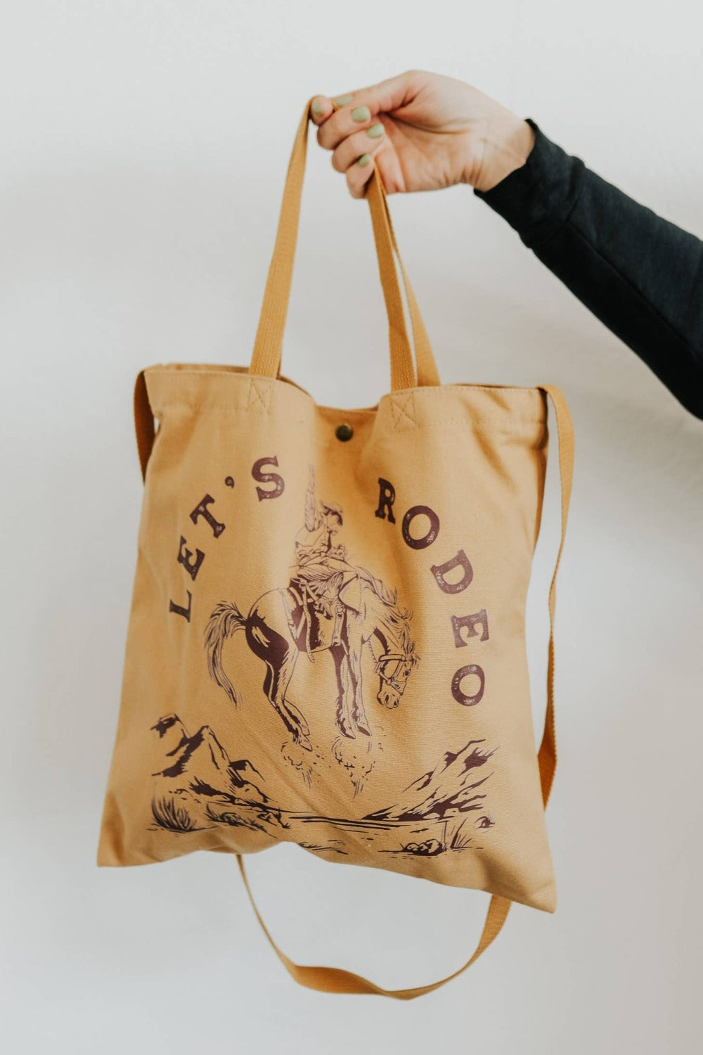 Let s Rodeo Canvas Tote Bag Silla Designs