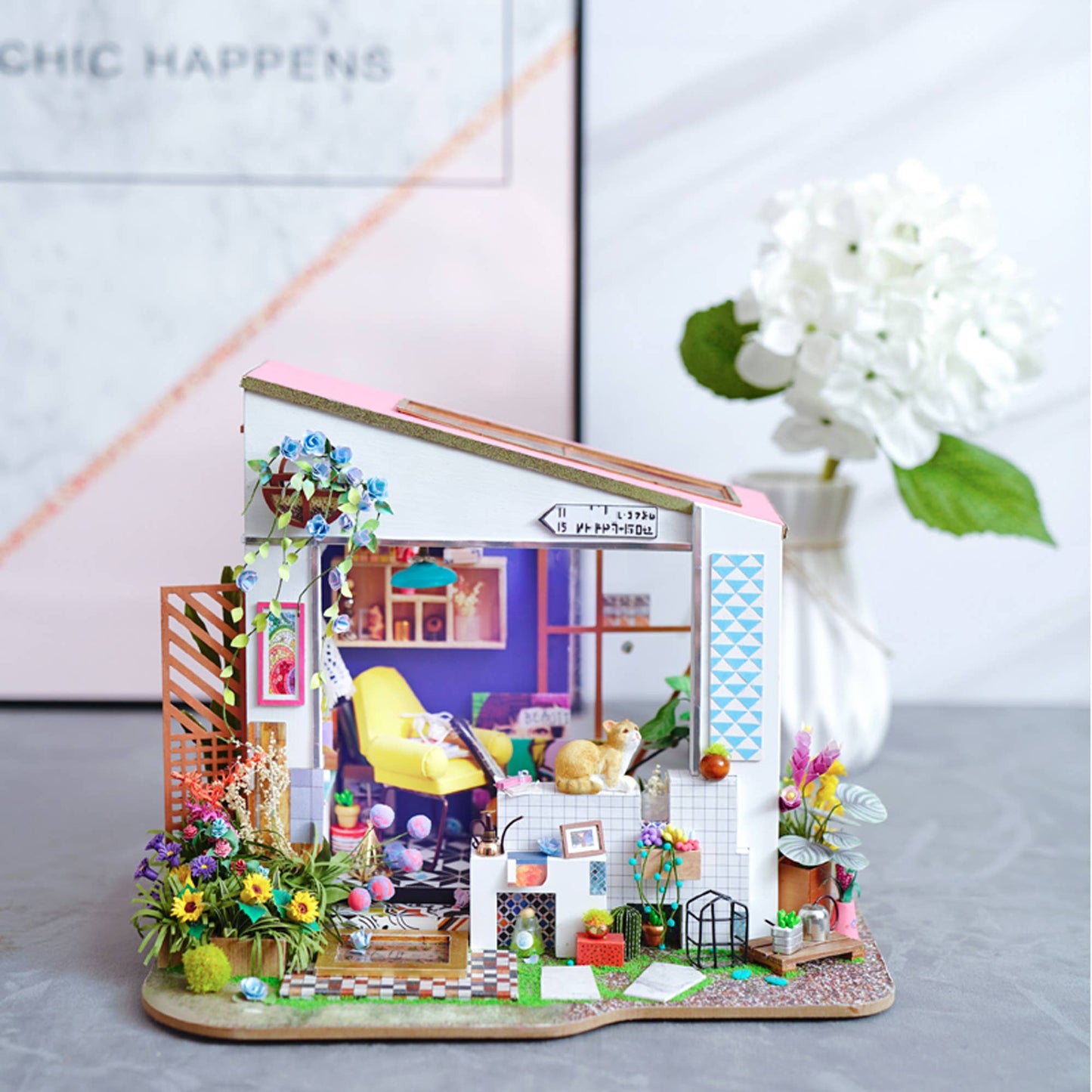 DIY Miniature Model Kit: Lily's Porch