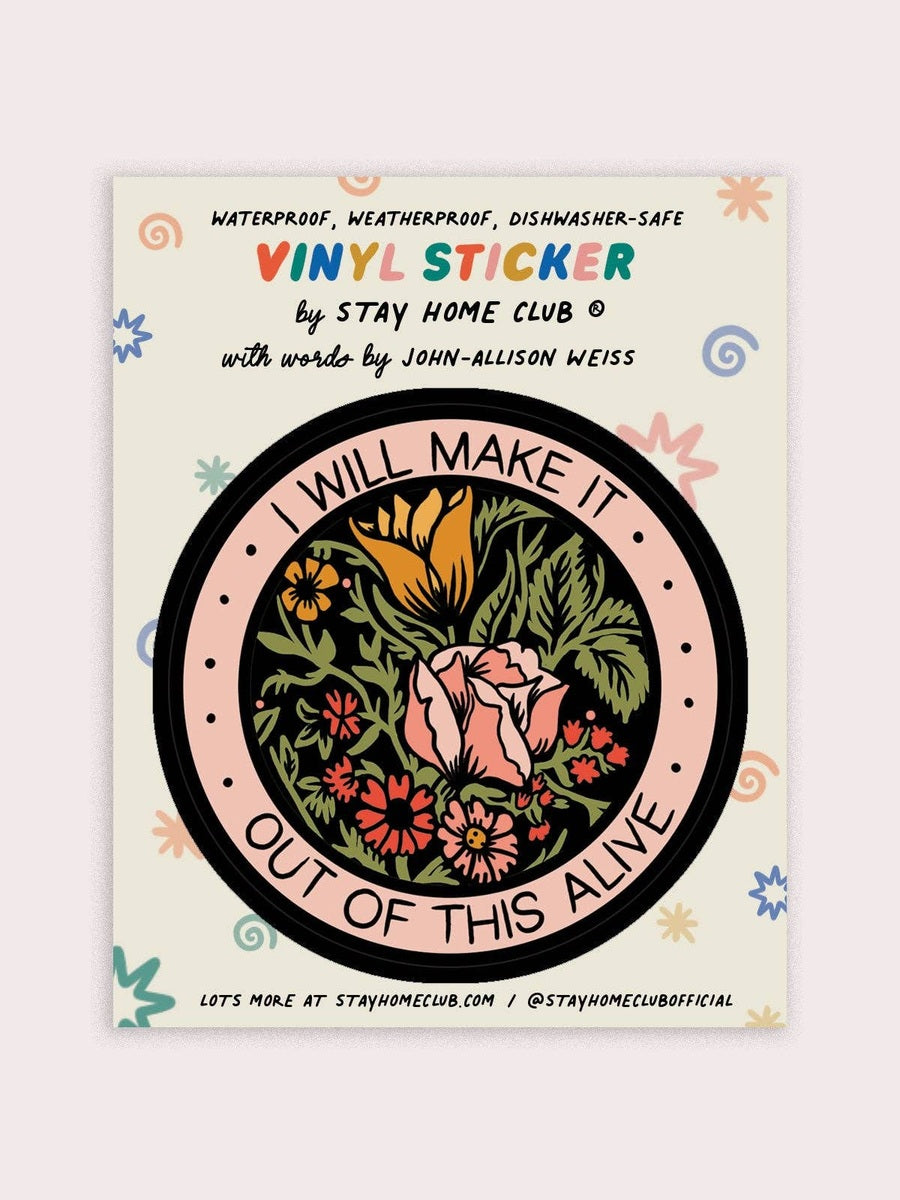 Alive Vinyl Sticker