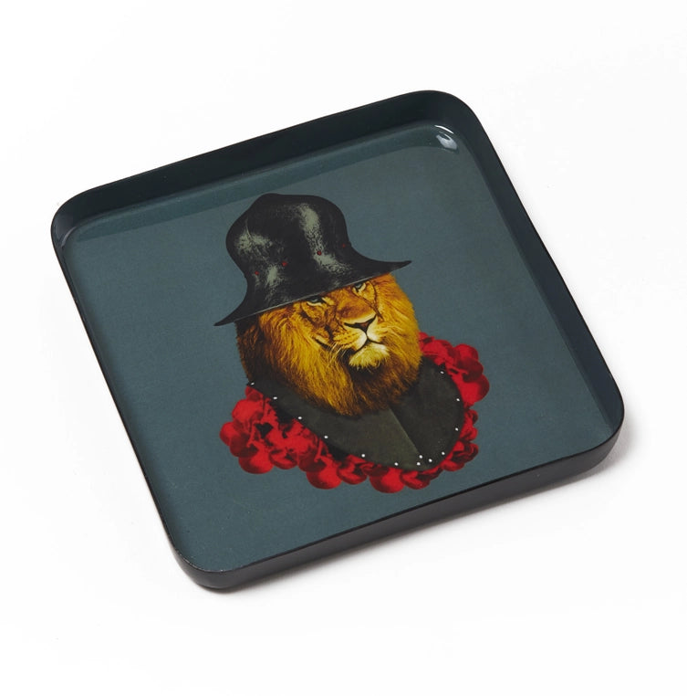 Lion Quichotte Trinket Tray
