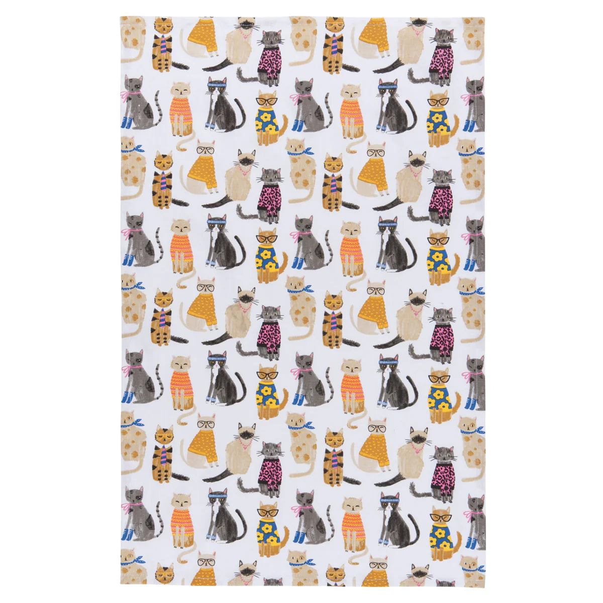 Feline Fine Tea Towel