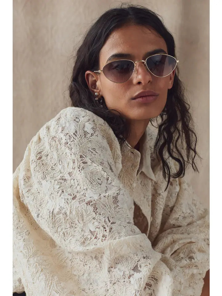 Claire Cotton Lace Shirt