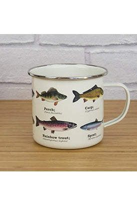 Enamel Mug - Multi Fish