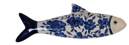 Stoneware Fish Wall Decor | Large