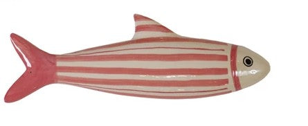 Stoneware Fish Wall Decor | Large