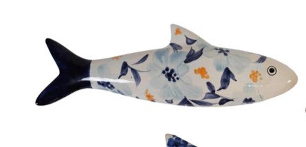 Stoneware Fish Wall Decor | Large