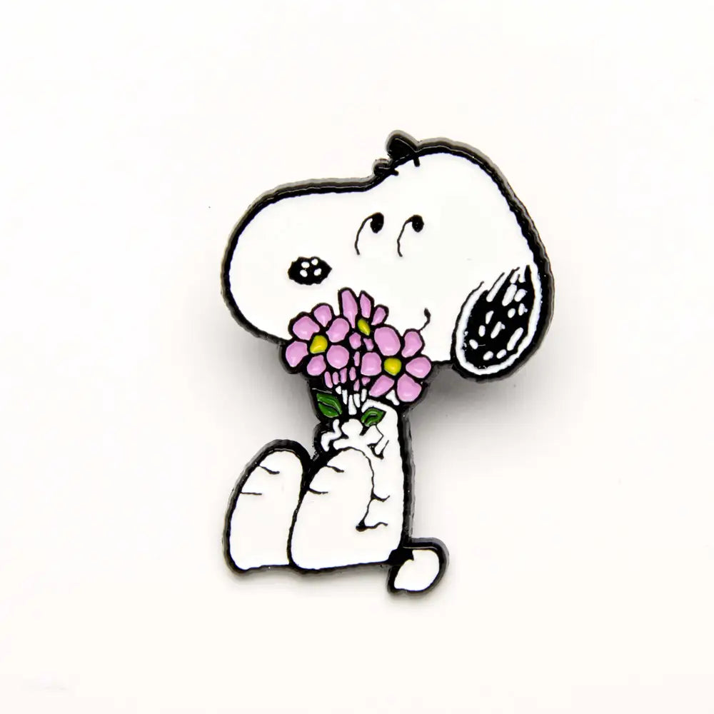 Peanuts Be Kind Pin - Flowers