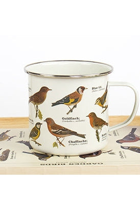 Enamel Mug - Garden Birds