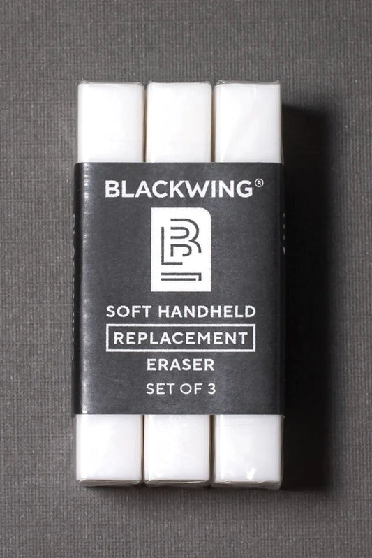 Blackwing Handheld Eraser Replacements | Set of 3