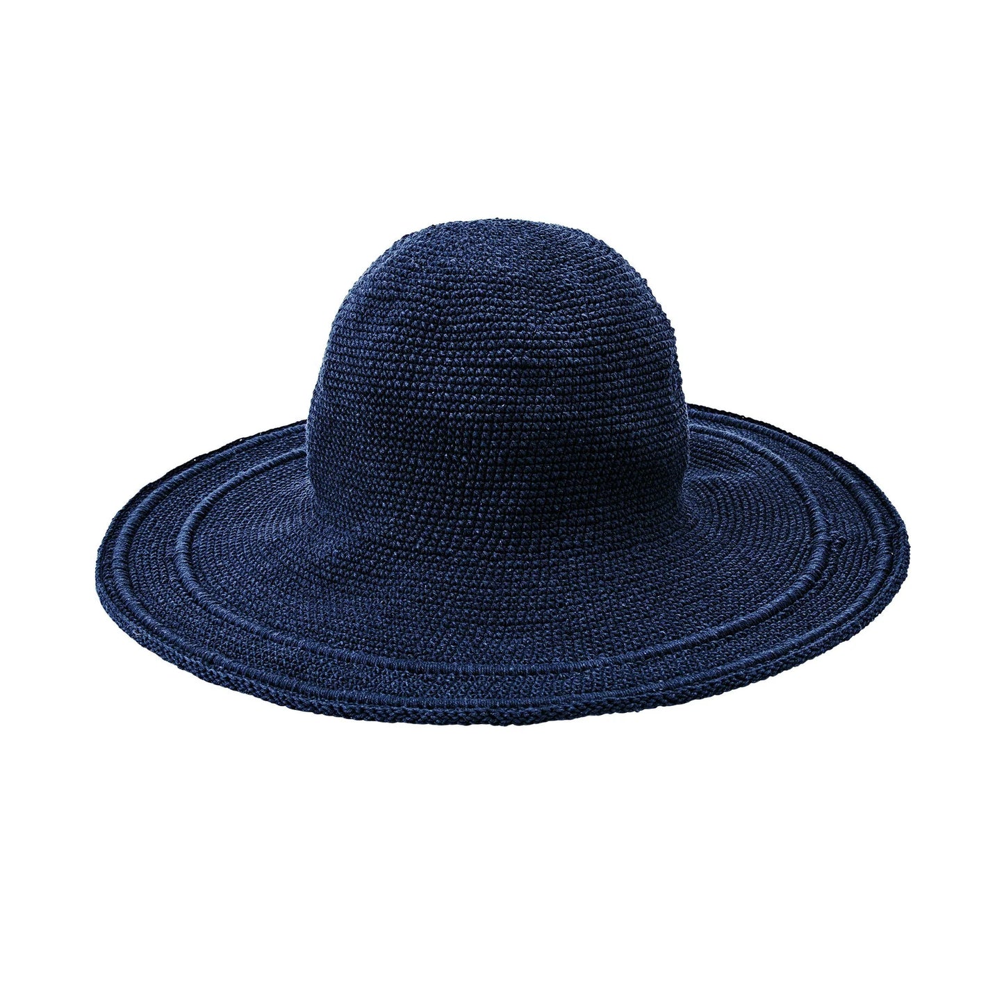 Women's Cotton Crochet Large Brim Hat