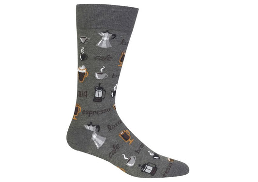 HOTSOX Men's Coffee Crew Sock