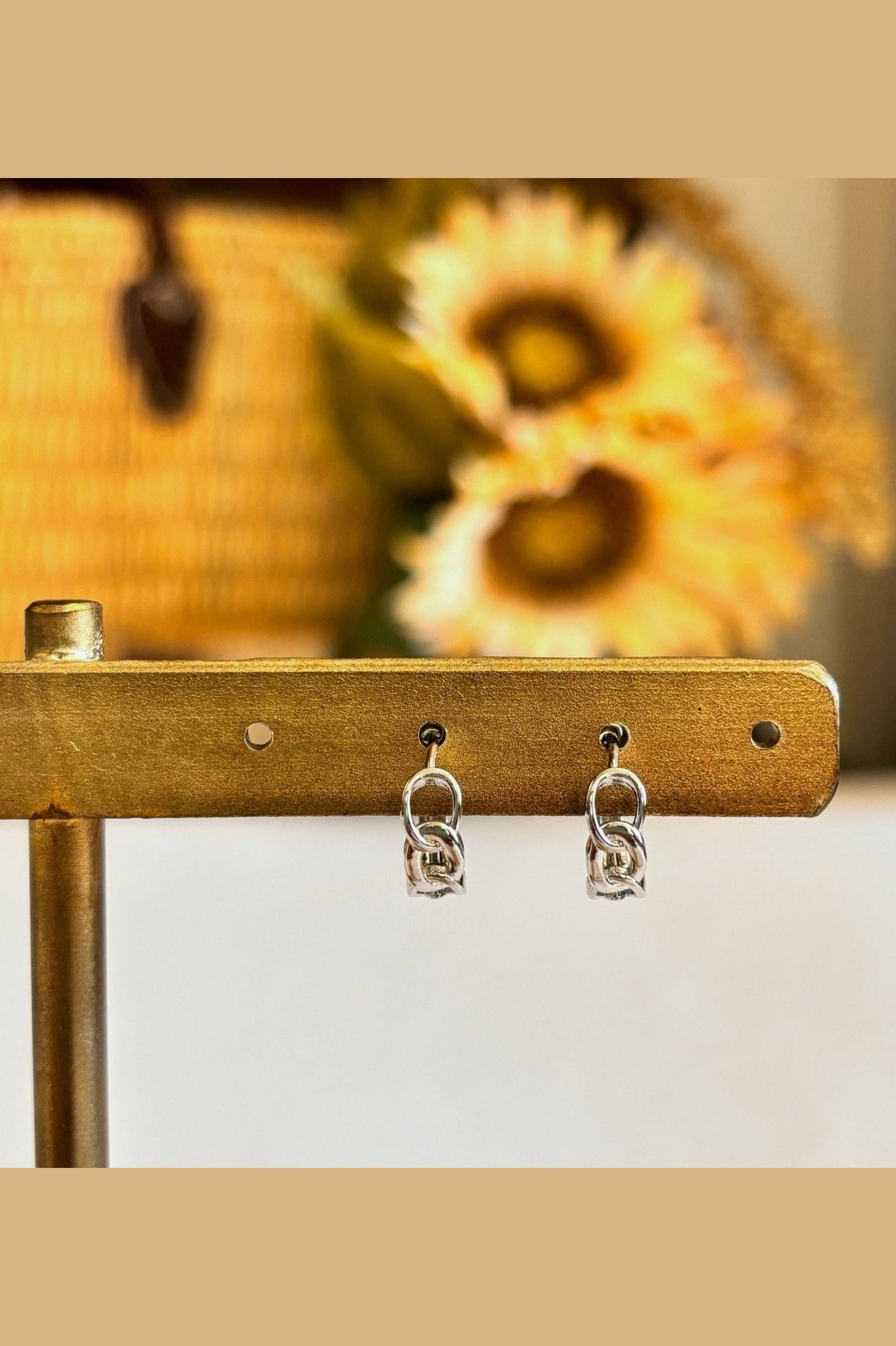 Noreen Huggie Hoop Earrings