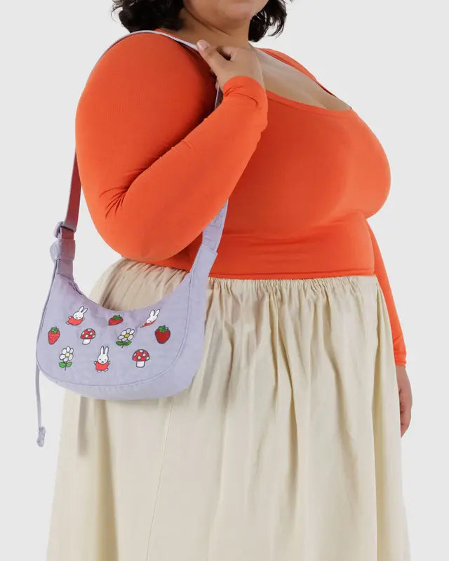 Small Nylon Crescent Bag - Miffy