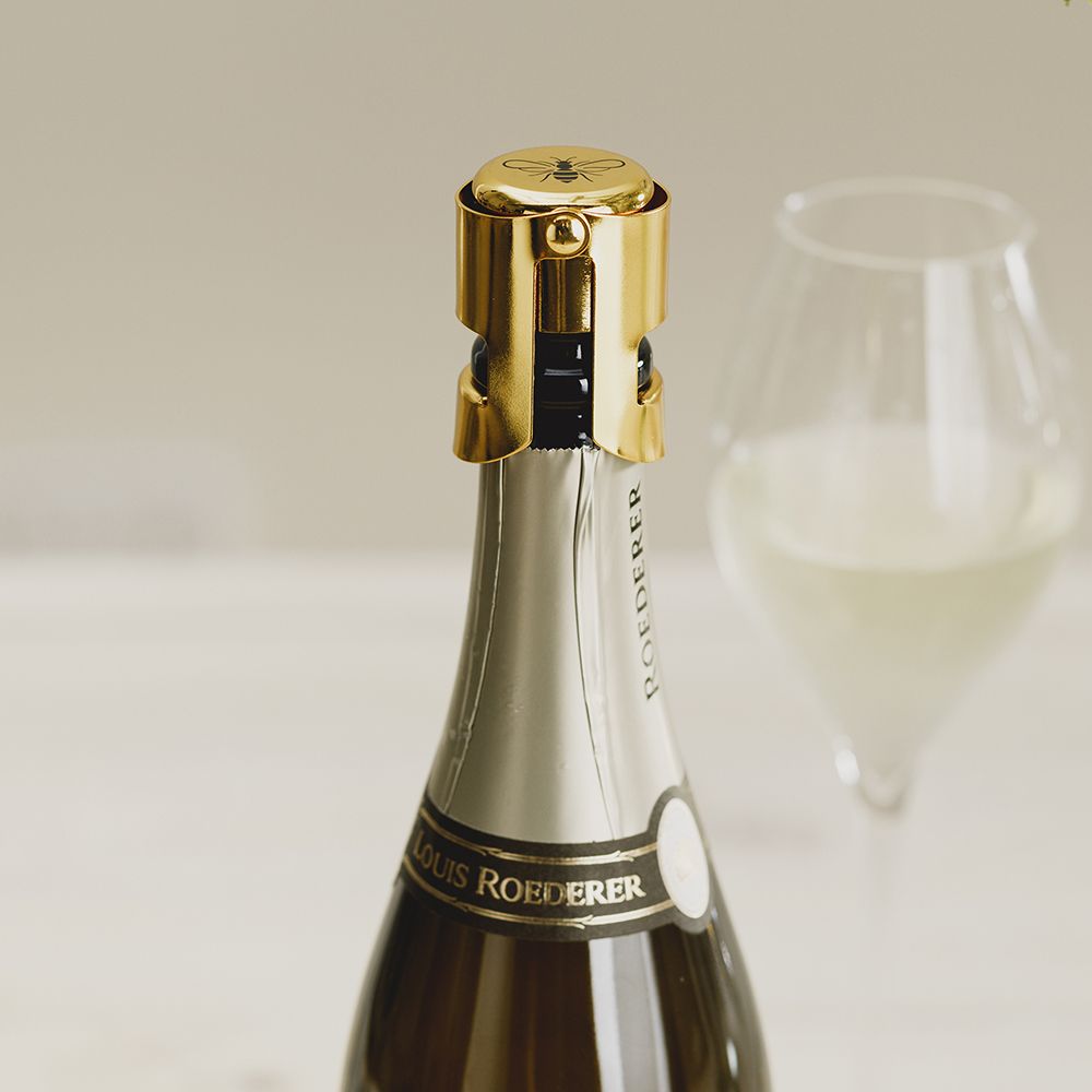 Champagne/Prosecco Stopper | Gold Bee
