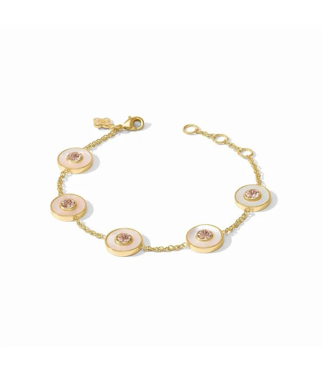 Colette Circle Bracelet Champagne