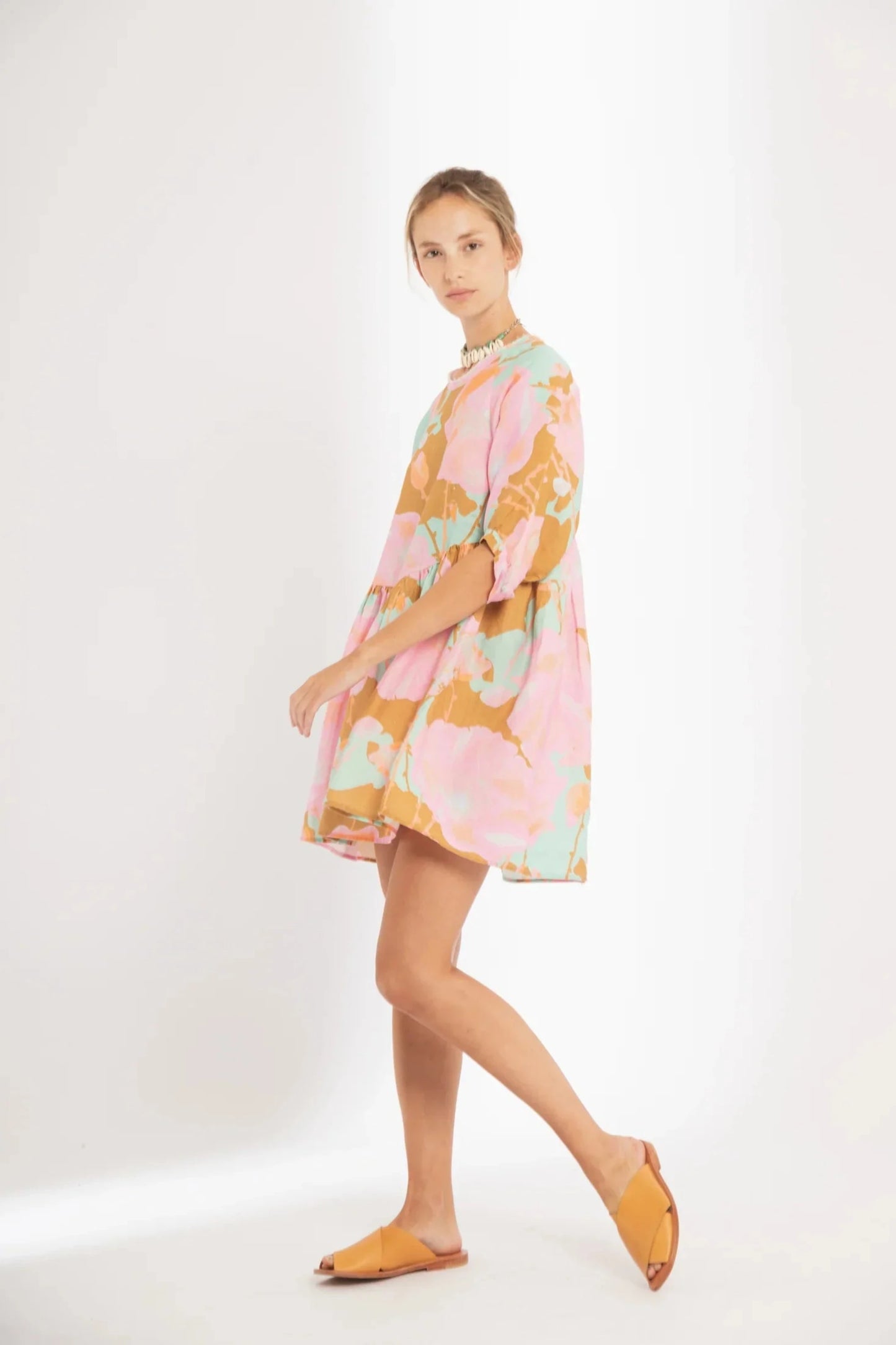 Alcala Linen Dress | Aquarela
