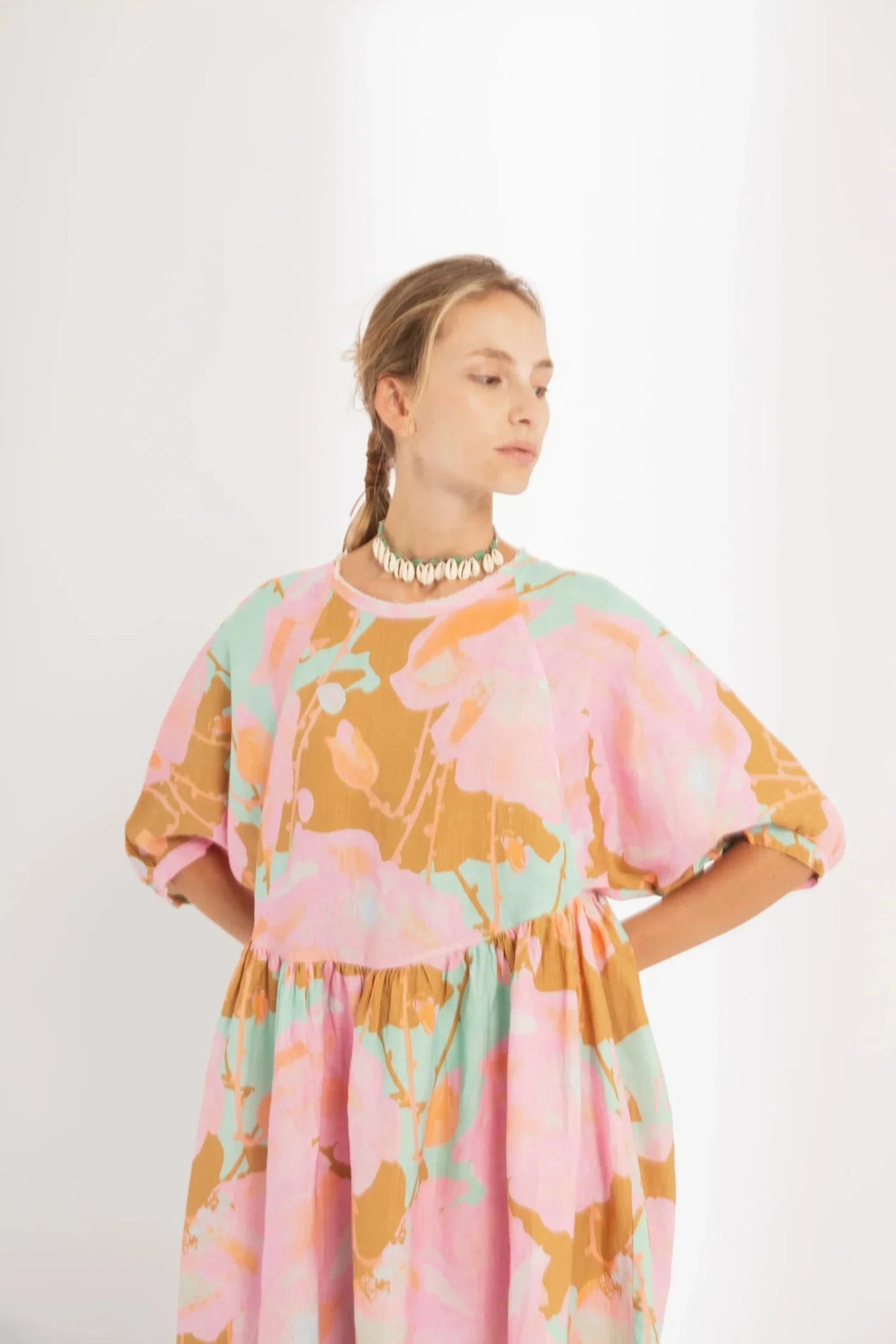 Alcala Linen Dress | Aquarela
