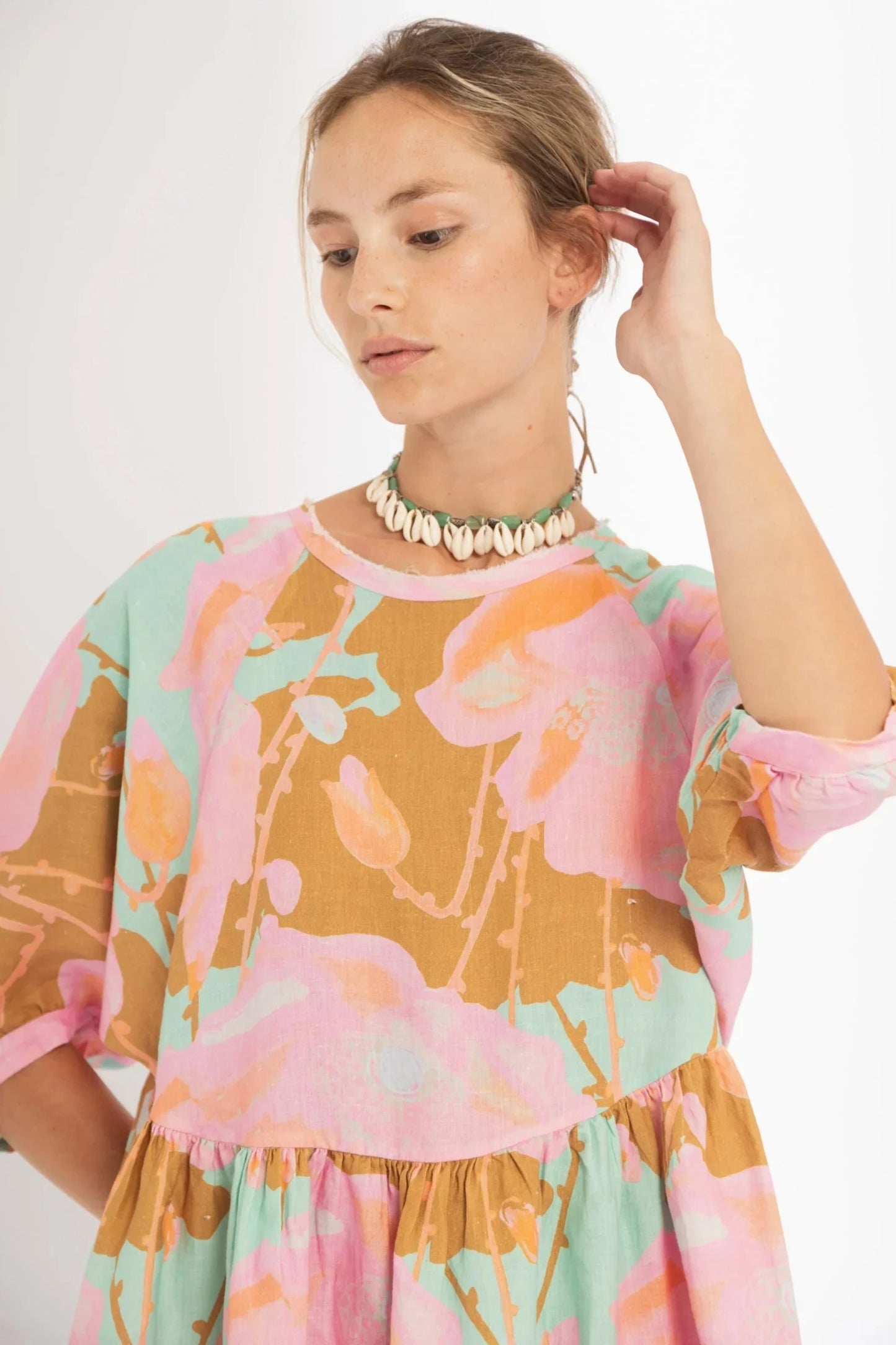 Alcala Linen Dress | Aquarela