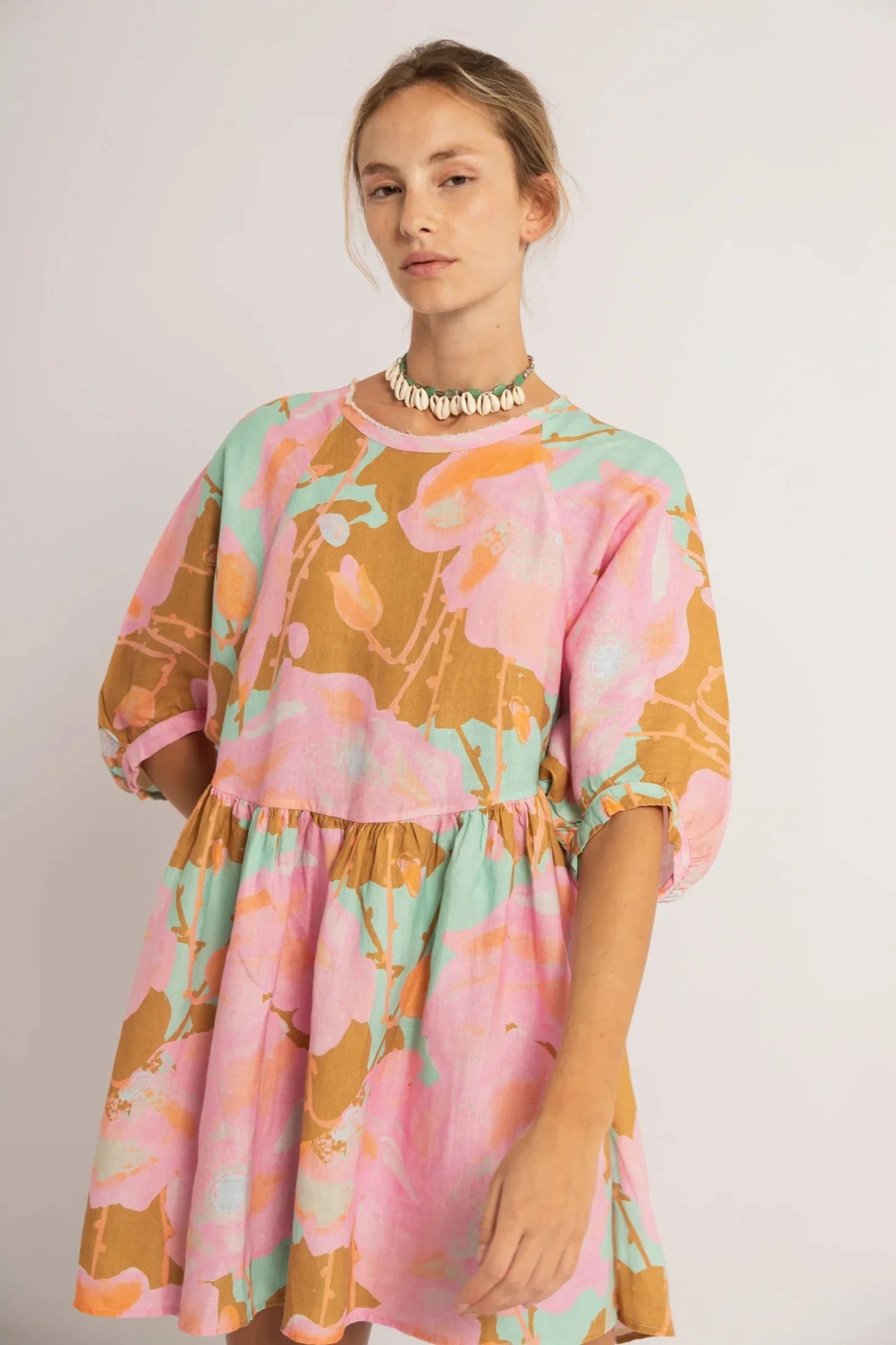 Alcala Linen Dress | Aquarela
