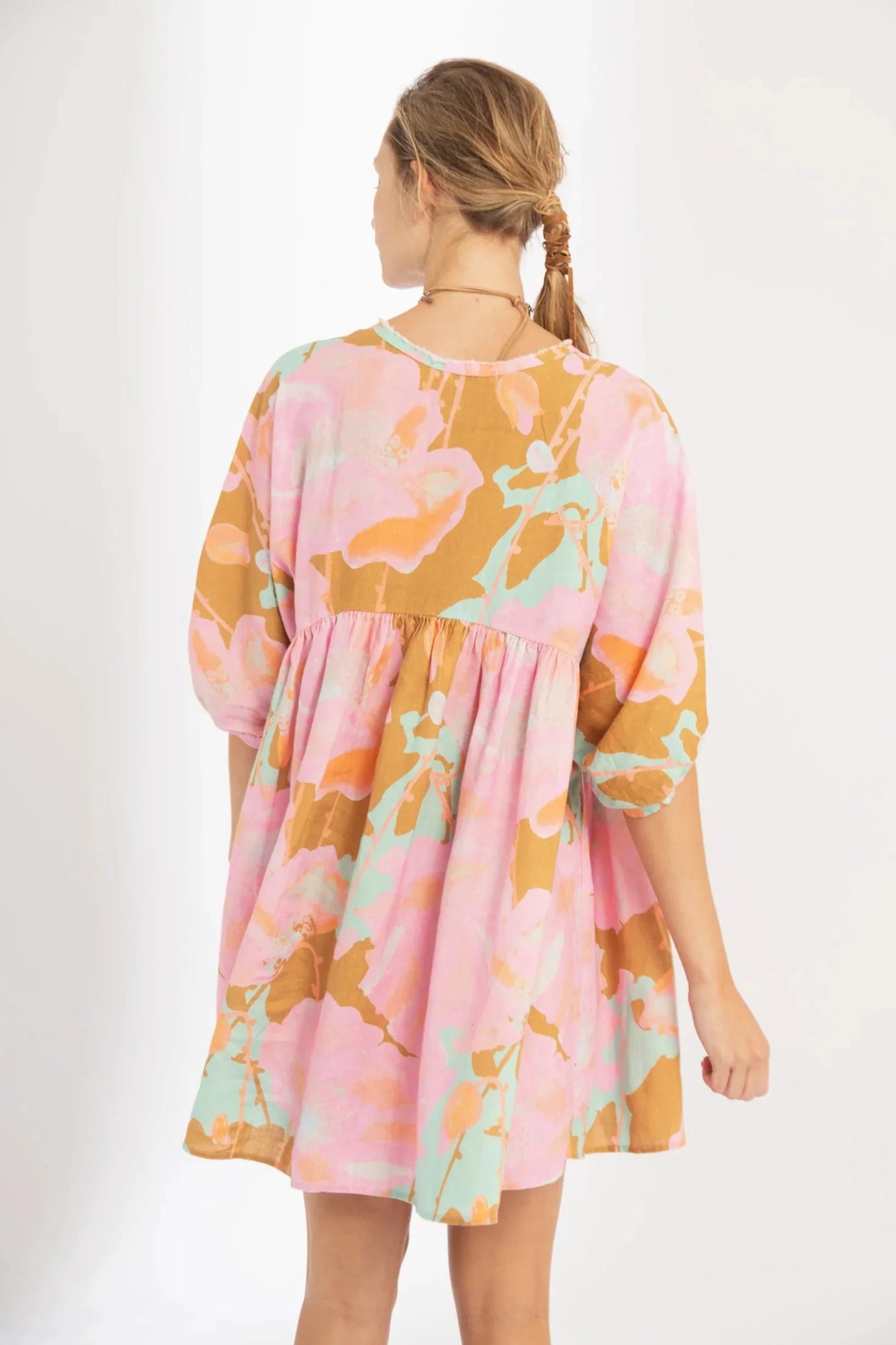 Alcala Linen Dress | Aquarela