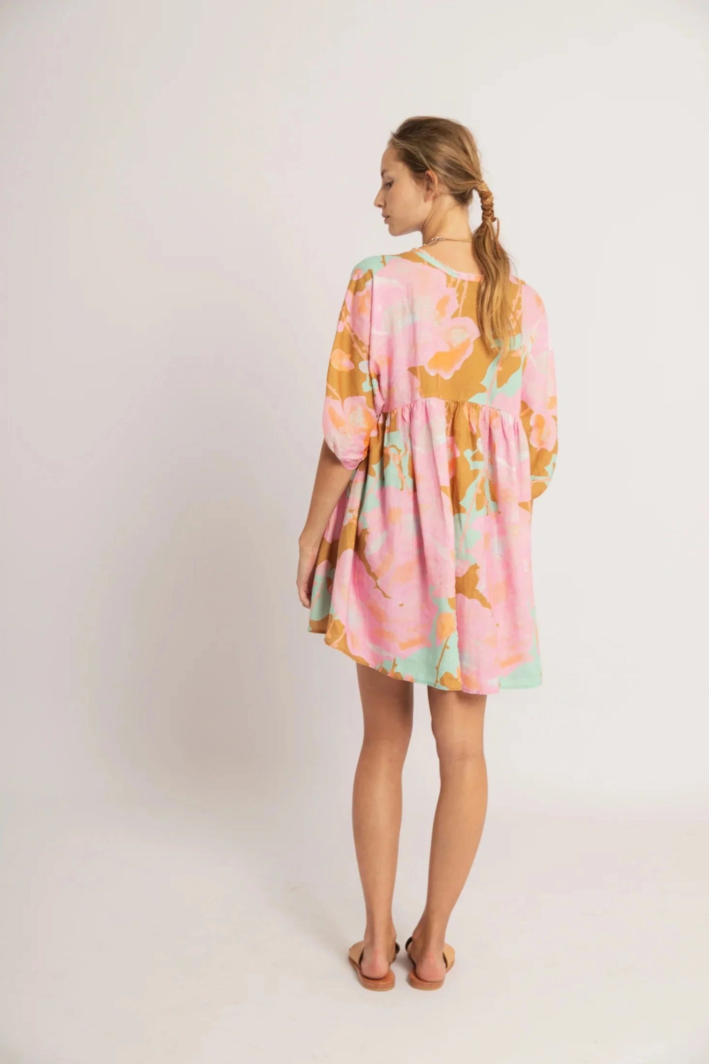 Alcala Linen Dress | Aquarela