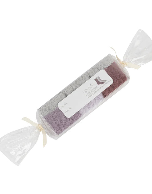 Tootsie Roll Cozy Crew Sock- 3PK