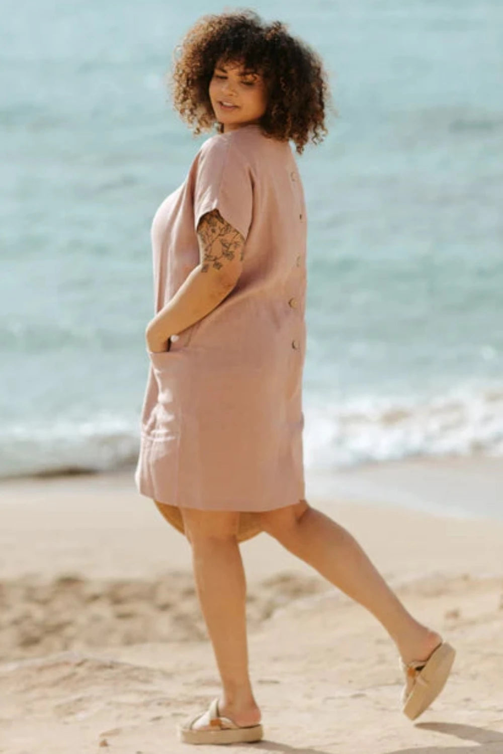 Linen Relaxed Fit Tunic | TYBEE