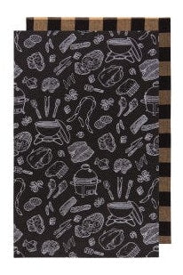 On the Grill Dishtowels Set of 2
