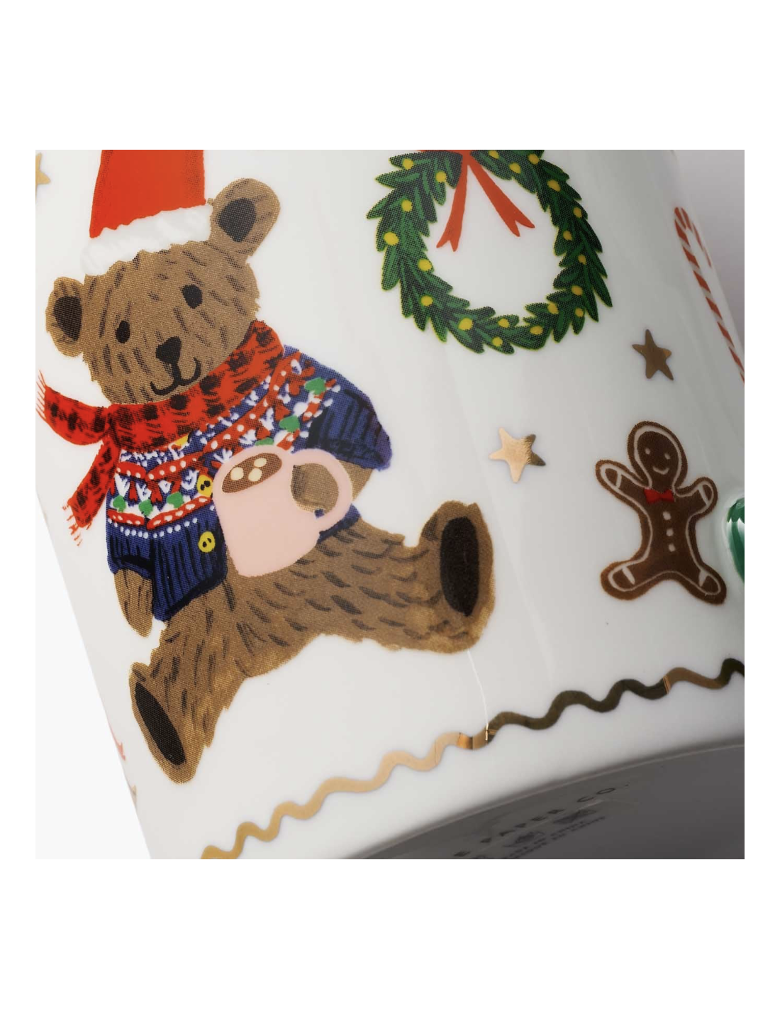Beary Christmas Holiday Porcelain Mug