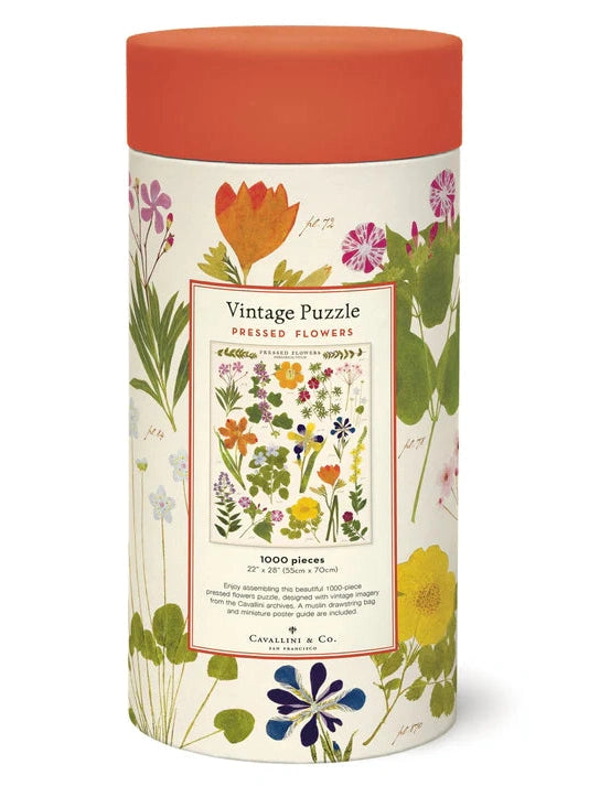 Pressed Flowers 1000 Piece Puzzle