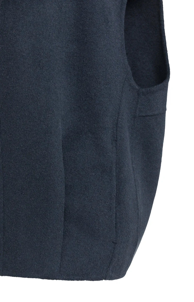 Oversized Wool Blend Bodywarmer