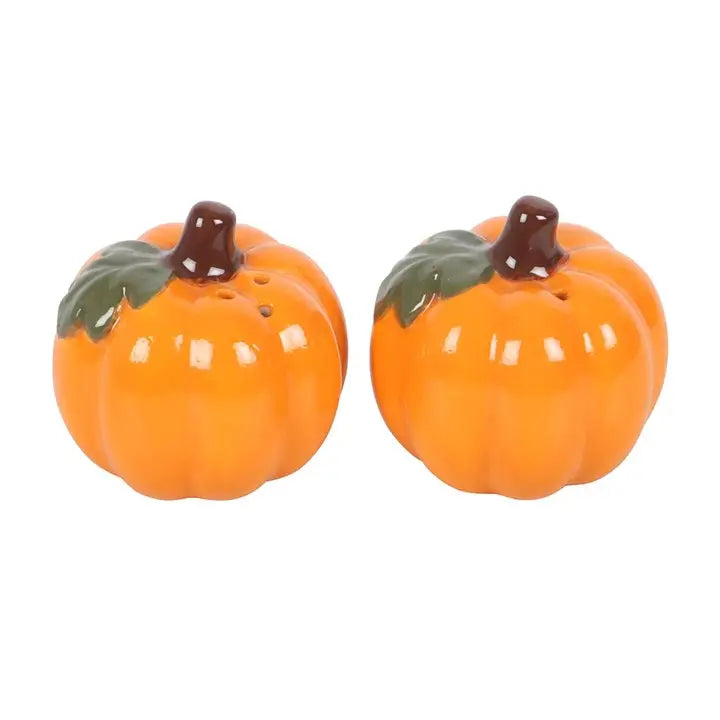 Autumn and Fall Pumpkin Salt & Pepper Shakers