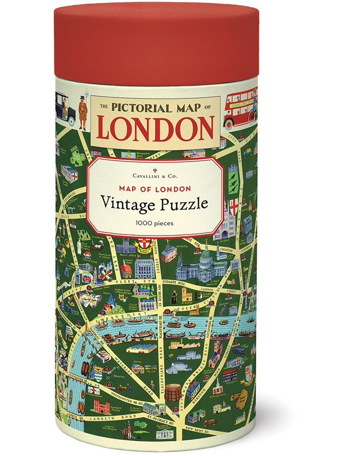 Map of London 1000 Piece Puzzle
