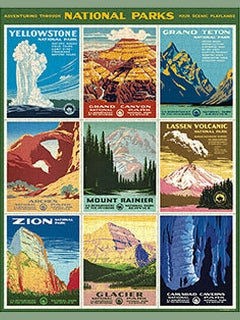National Parks Posters 1000 Piece Puzzle