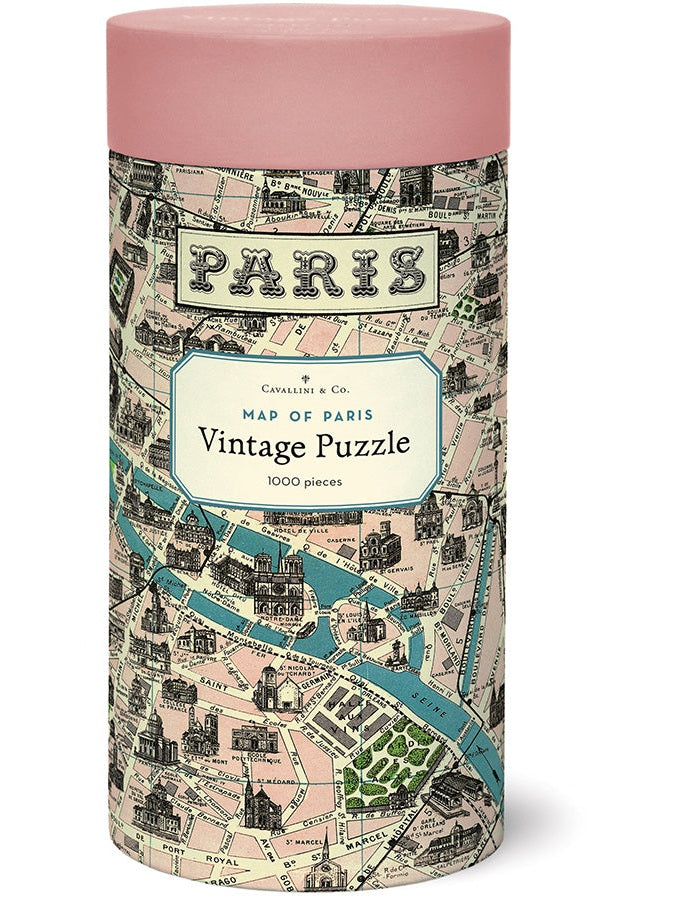 Map of Paris 1000 Piece Puzzle