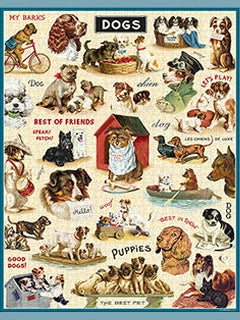 Vintage Dogs 1000 Piece Puzzle
